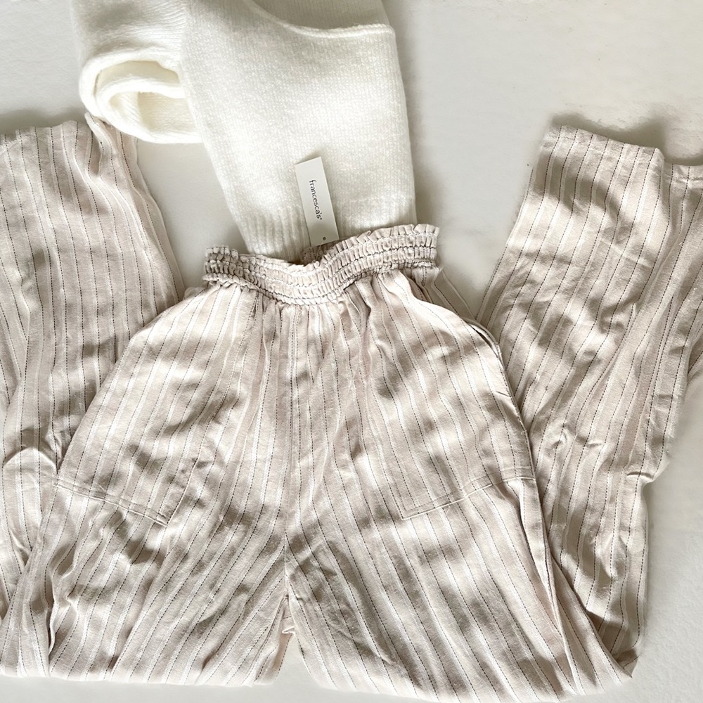 NWT linen wide leg pants from Francesca’s
